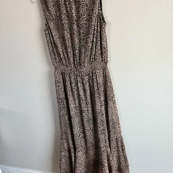 1 State Women’s Sleeveless Leopard High Low Dress Size S - Picture 7 of 9